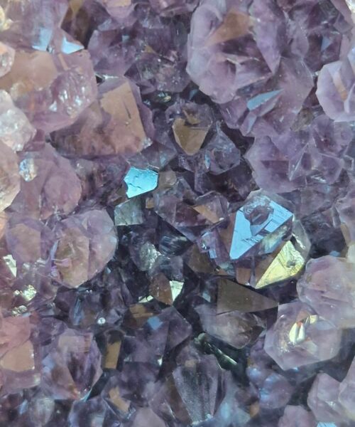 Premium Amethyst Quartz Purple Druzy Side Point 10 Crystal Tower 296g H9xW5.5xD3.5cm - Image 8