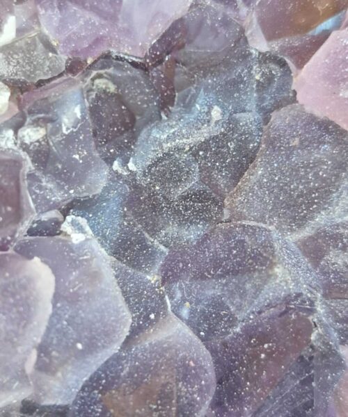 Premium Amethyst Quartz Purple Druzy Side Point 3 Crystal Tower 315g H9.5xW5xD4cm - Image 8