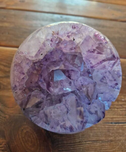 HUGE / Giant Large Amethyst Sphere 1, Premium Grade Purple Quartz Geode Crystal 4.069g – 15cm Diameter - Image 6