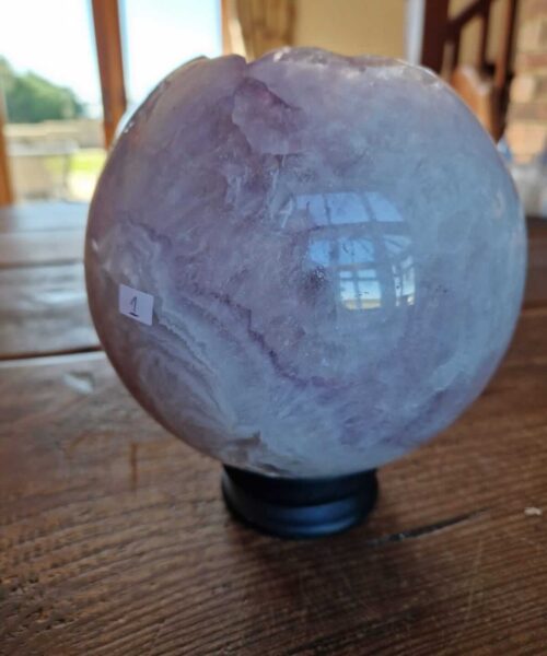HUGE / Giant Large Amethyst Sphere 1, Premium Grade Purple Quartz Geode Crystal 4.069g – 15cm Diameter - Image 8