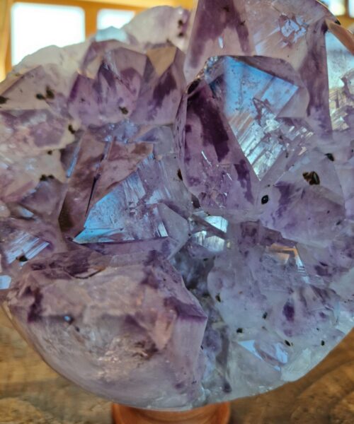 HUGE / Giant Large Amethyst Sphere 6, Premium Grade Purple Quartz Geode Crystal 2.418g – 14cm Diameter - Image 5