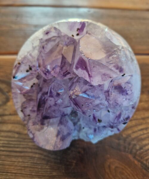 HUGE / Giant Large Amethyst Sphere 6, Premium Grade Purple Quartz Geode Crystal 2.418g – 14cm Diameter - Image 6