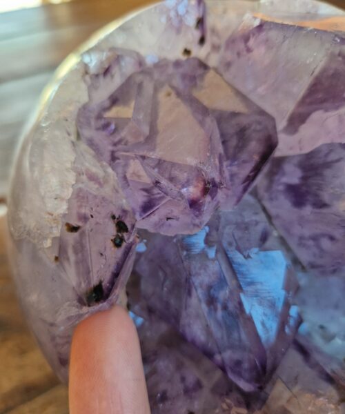 HUGE / Giant Large Amethyst Sphere 6, Premium Grade Purple Quartz Geode Crystal 2.418g – 14cm Diameter - Image 10
