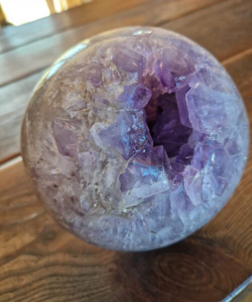 HUGE / Giant Large Amethyst Sphere 8, Premium Grade Purple Quartz Geode Crystal 3.710g – 14.5cm Diameter - Image 3
