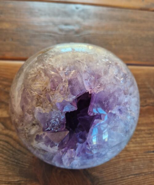 HUGE / Giant Large Amethyst Sphere 8, Premium Grade Purple Quartz Geode Crystal 3.710g – 14.5cm Diameter - Image 6