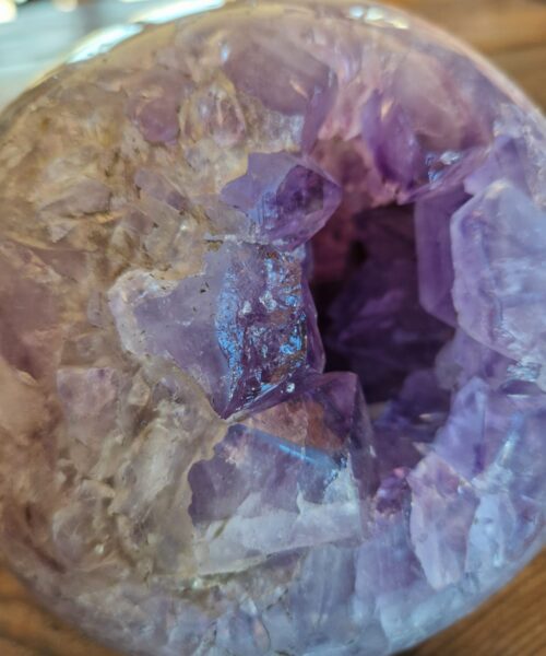 HUGE / Giant Large Amethyst Sphere 8, Premium Grade Purple Quartz Geode Crystal 3.710g – 14.5cm Diameter - Image 8