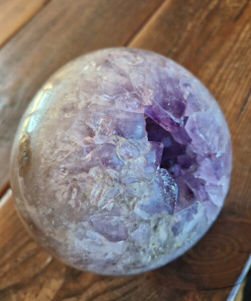 HUGE / Giant Large Amethyst Sphere 8, Premium Grade Purple Quartz Geode Crystal 3.710g – 14.5cm Diameter - Image 10