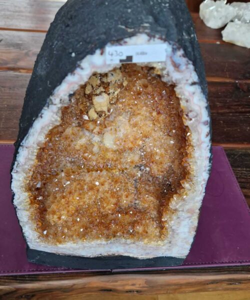 Citrine Geode 430 Crystal Cluster Druzy Premium Grade 14.40kg H37xW22xD17cm - Image 5