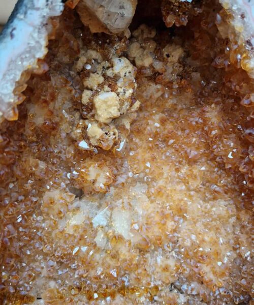 Citrine Geode 430 Crystal Cluster Druzy Premium Grade 14.40kg H37xW22xD17cm - Image 7