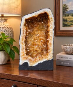 Citrine Geode 435 Crystal Cluster Druzy Premium Grade 21.05kg H41xW25xD18cm