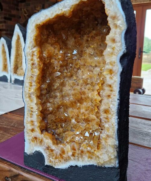 Citrine Geode 435 Crystal Cluster Druzy Premium Grade 21.05kg H41xW25xD18cm - Image 3