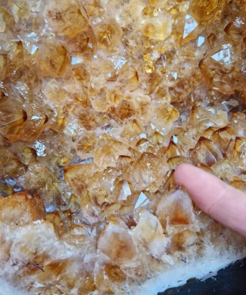Citrine Geode 435 Crystal Cluster Druzy Premium Grade 21.05kg H41xW25xD18cm - Image 5