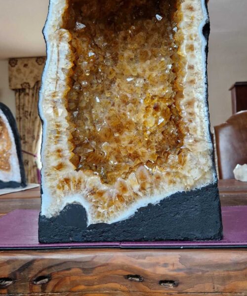 Citrine Geode 435 Crystal Cluster Druzy Premium Grade 21.05kg H41xW25xD18cm - Image 8