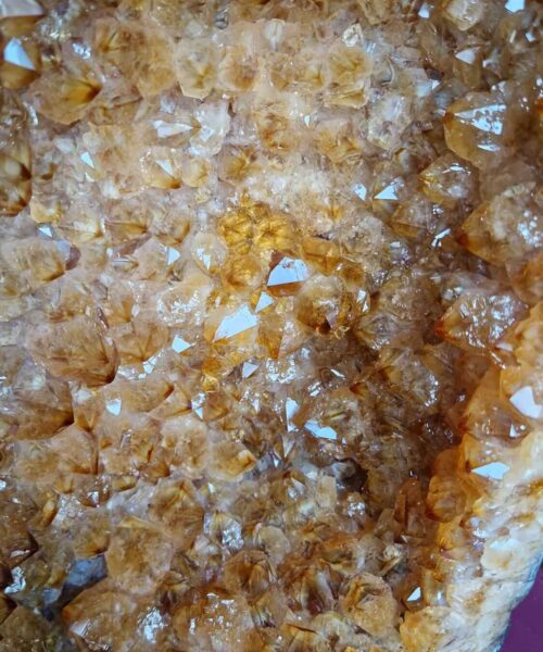 Citrine Geode 435 Crystal Cluster Druzy Premium Grade 21.05kg H41xW25xD18cm - Image 9