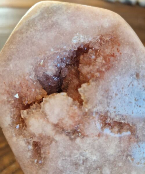 Pink Amethyst Freeform 1 Self Standing Healing Crystal Natural Crystal Gem 495g – H8xW6.5xD5.5cm - Image 8