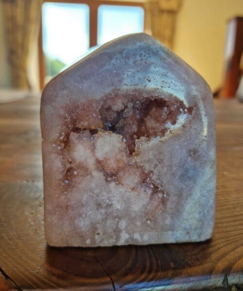 Pink Amethyst Freeform 1 Self Standing Healing Crystal Natural Crystal Gem 495g – H8xW6.5xD5.5cm - Image 9