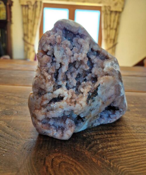 Pink Amethyst Freeform 13 Self Standing Healing Crystal Natural Crystal Gem 1.808g – H13.5xW16xD11cm - Image 3
