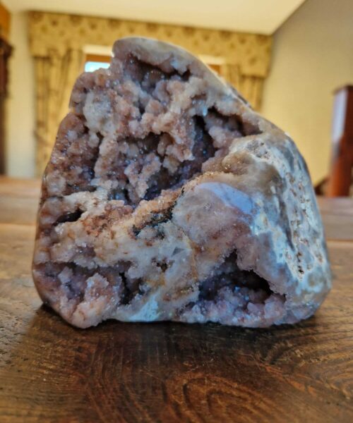 Pink Amethyst Freeform 13 Self Standing Healing Crystal Natural Crystal Gem 1.808g – H13.5xW16xD11cm