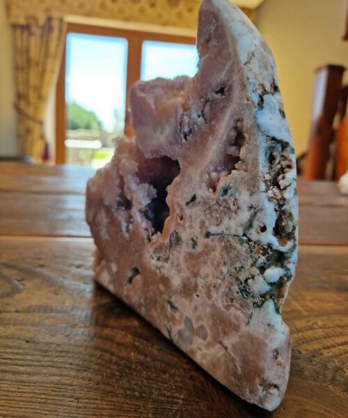 Pink Amethyst Freeform 14 Self Standing Healing Crystal Natural Crystal Gem 1.975g – H18xW16.5xD6cm - Image 3