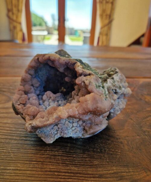Alternative view of Pink Amethyst Freeform 15 Self Standing Healing Crystal Natural Crystal Gem 789g – H8xW12.5xD12cm