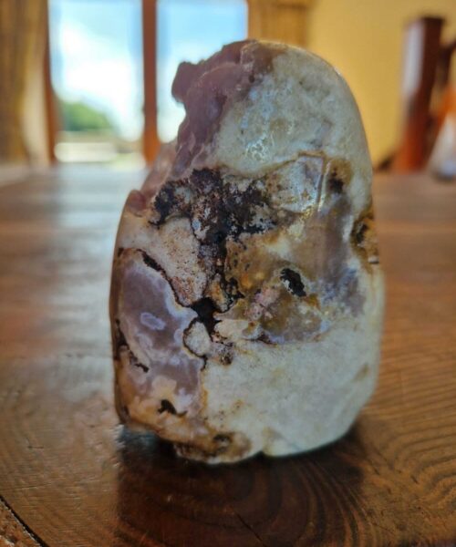 Pink Amethyst Freeform 2 Self Standing Healing Crystal Natural Crystal Gem 434g – H8xW6.5xD6cm - Image 3