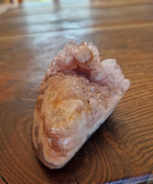 Pink Amethyst Freeform 4 Self Standing Healing Crystal Natural Crystal Gem 198g – H4xW8xD7cm