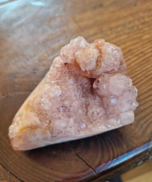 Pink Amethyst Freeform 4 Self Standing Healing Crystal Natural Crystal Gem 198g – H4xW8xD7cm - Image 4