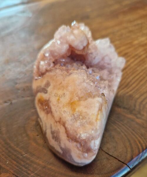 Pink Amethyst Freeform 4 Self Standing Healing Crystal Natural Crystal Gem 198g – H4xW8xD7cm - Image 6