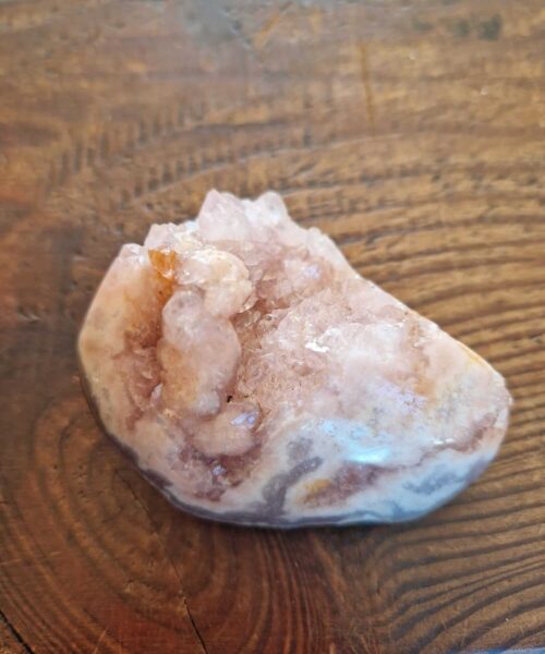 Pink Amethyst Freeform 4 Self Standing Healing Crystal Natural Crystal Gem 198g – H4xW8xD7cm - Image 7
