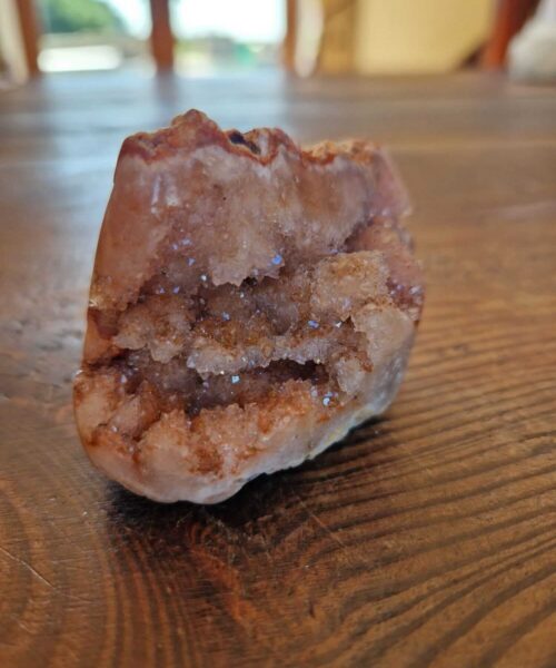Pink Amethyst Freeform 5 Self Standing Healing Crystal Natural Crystal Gem 164g – H4xW7xD5cm - Image 3