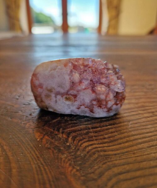 Pink Amethyst Freeform 6 Self Standing Healing Crystal Natural Crystal Gem 88g – H2.5xW5xD3.5cm