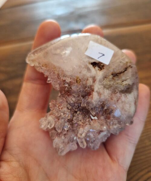 Pink Amethyst Freeform 7 Self Standing Healing Crystal Natural Crystal Gem 136g – H3xW6xD5.5cm - Image 7