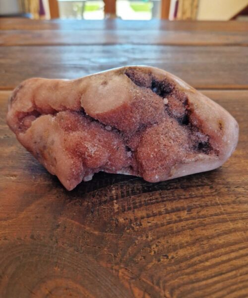 Pink Amethyst Freeform 9 Self Standing Healing Crystal Natural Crystal Gem 1.010g – H6xW17xD11cm