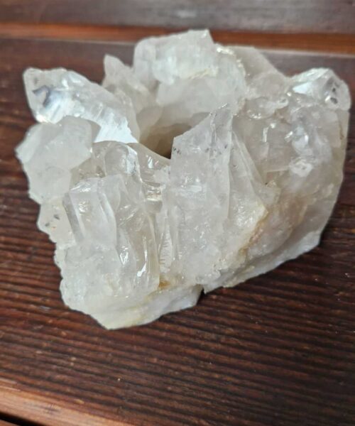 Large Premium Rock Crystal Quartz Candle Holder 15 Clear Crystal White Tealight Holders 1.234g H8xW14xD12.5cm - Image 7