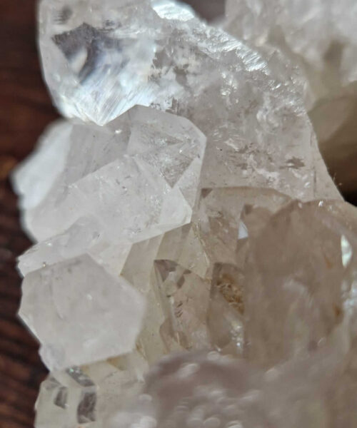 Large Premium Rock Crystal Quartz Candle Holder 15 Clear Crystal White Tealight Holders 1.234g H8xW14xD12.5cm - Image 10