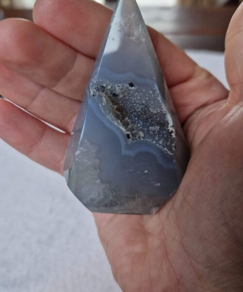 Premium Agate Conic Point 13 Tower Prism - 108g H7xW5xD3cm - Image 6