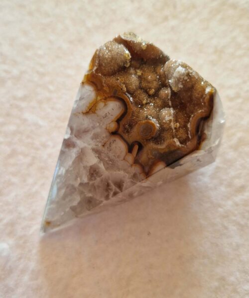 Premium Agate Conic Point 17 Tower Prism - 154g H7xW5.5xD4cm - Image 6