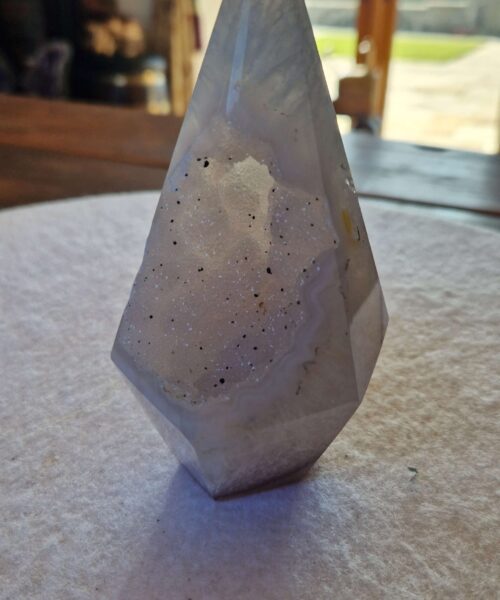 Alternative view of Premium Agate Conic Point 18 Tower Prism - 457g H13xW6.5xD8cm