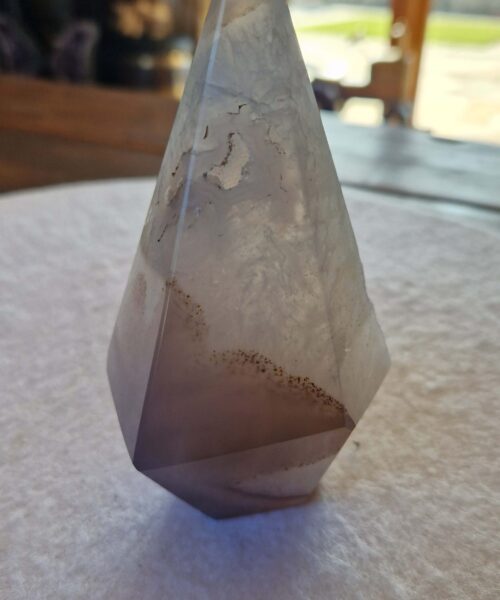 Premium Agate Conic Point 18 Tower Prism - 457g H13xW6.5xD8cm - Image 4