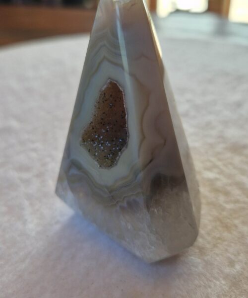 Alternative view of Premium Agate Conic Point 19 Tower Prism - 178g H8.5xW6xD4cm