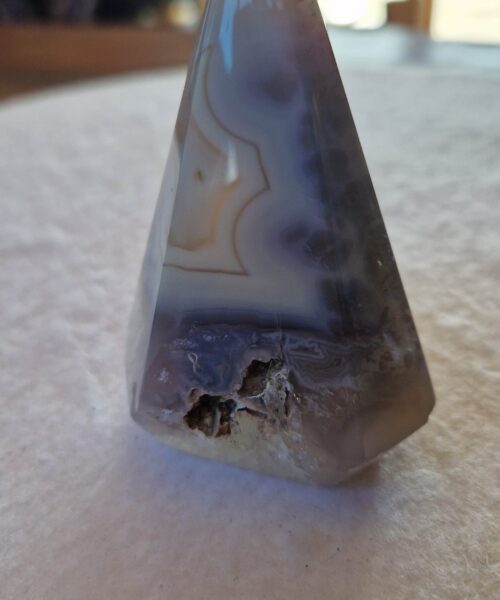 Premium Agate Conic Point 19 Tower Prism - 178g H8.5xW6xD4cm - Image 4