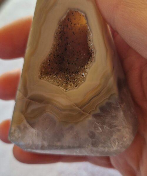 Premium Agate Conic Point 19 Tower Prism - 178g H8.5xW6xD4cm - Image 7
