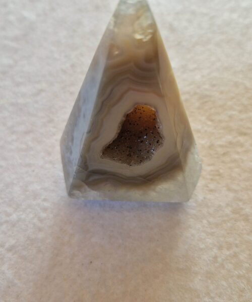 Premium Agate Conic Point 19 Tower Prism - 178g H8.5xW6xD4cm - Image 8