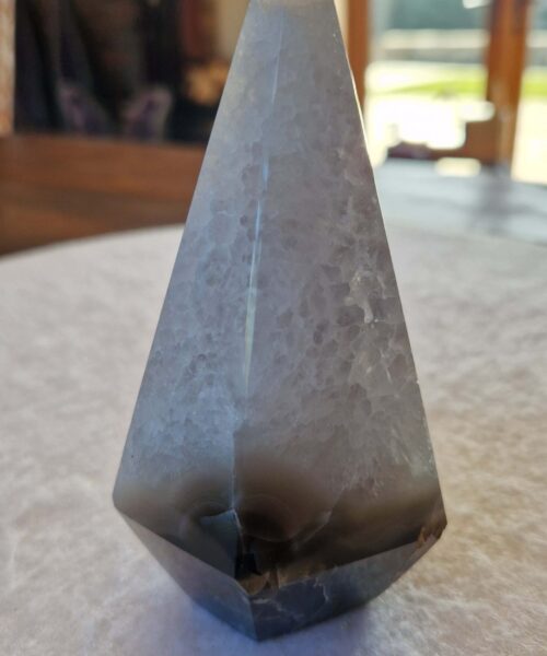 Premium Agate Conic Point 20 Tower Prism - 403g H12xW6.5xD6.5cm - Image 4
