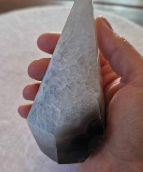 Premium Agate Conic Point 20 Tower Prism - 403g H12xW6.5xD6.5cm - Image 8