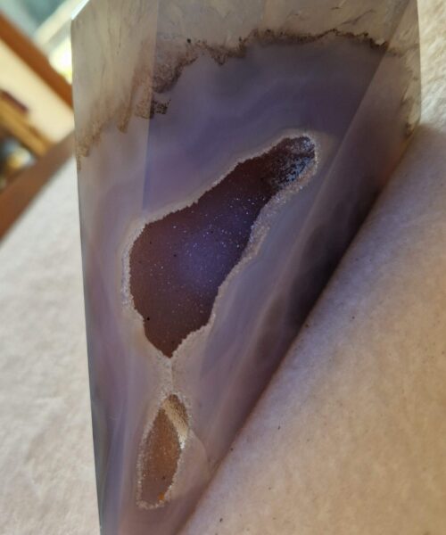 Premium Agate Conic Point 21 Tower Prism - 832g H15.5xW9xD7cm - Image 8