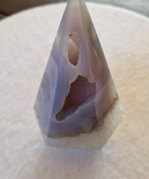Premium Agate Conic Point 21 Tower Prism - 832g H15.5xW9xD7cm - Image 9