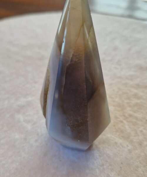 Premium Agate Conic Point 22 Tower Prism - 182g H9.5xW5.5xD4cm - Image 3