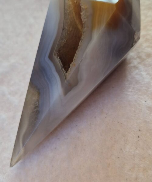 Premium Agate Conic Point 22 Tower Prism - 182g H9.5xW5.5xD4cm - Image 4