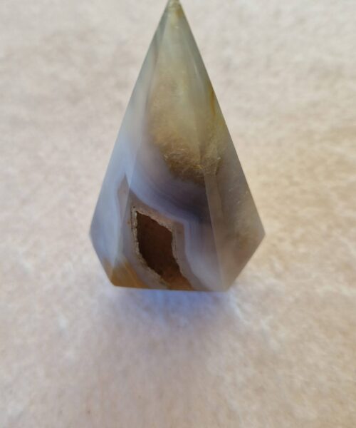 Premium Agate Conic Point 22 Tower Prism - 182g H9.5xW5.5xD4cm - Image 7